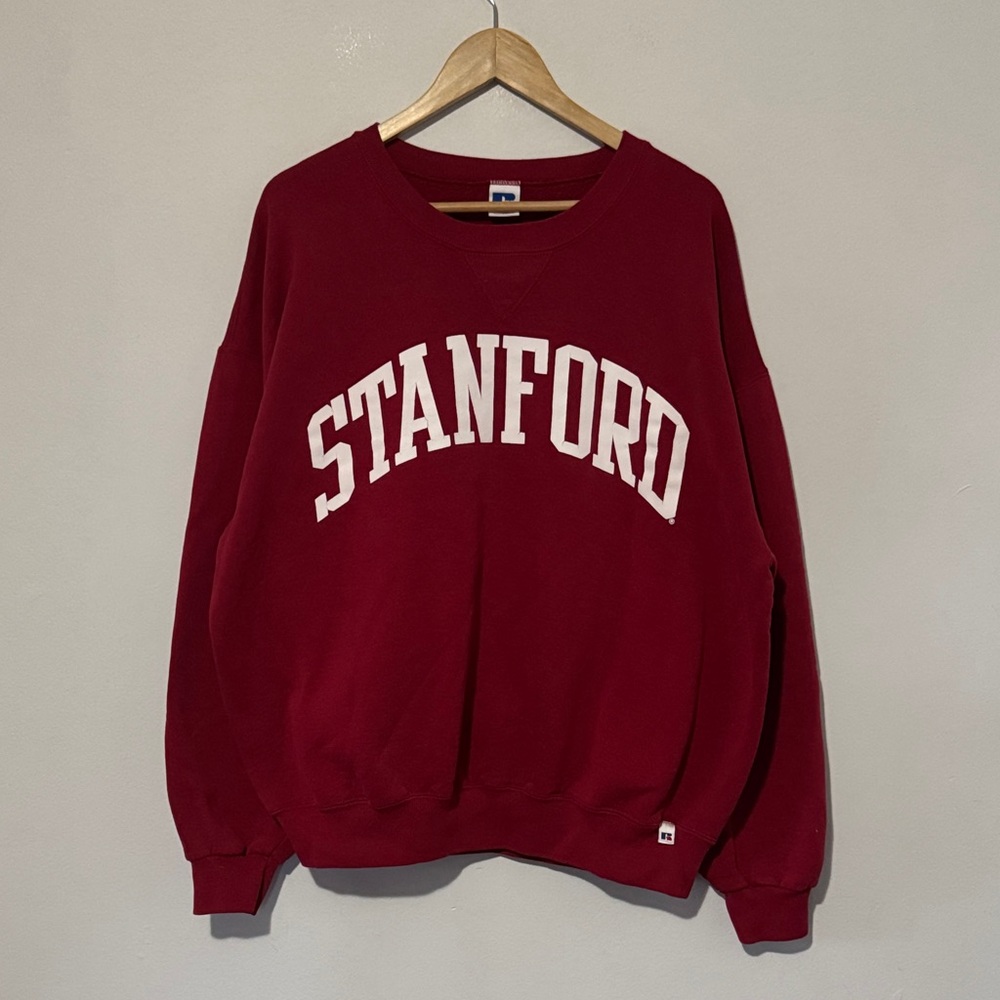 Vintage Stanford University Crewneck / 90s / Russell Athletic / XXL